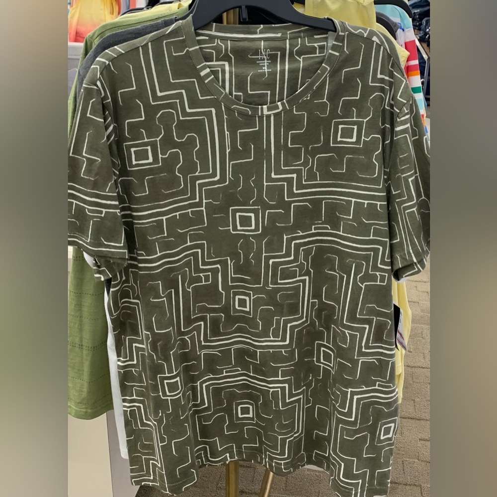 Brand new with tags INC Crew Neck shirt Pop of Color for any reason on sale now
